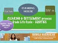 Trade life cycle  clearing  settlements