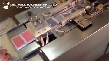 LOOSE playing Card Wrapping Machine