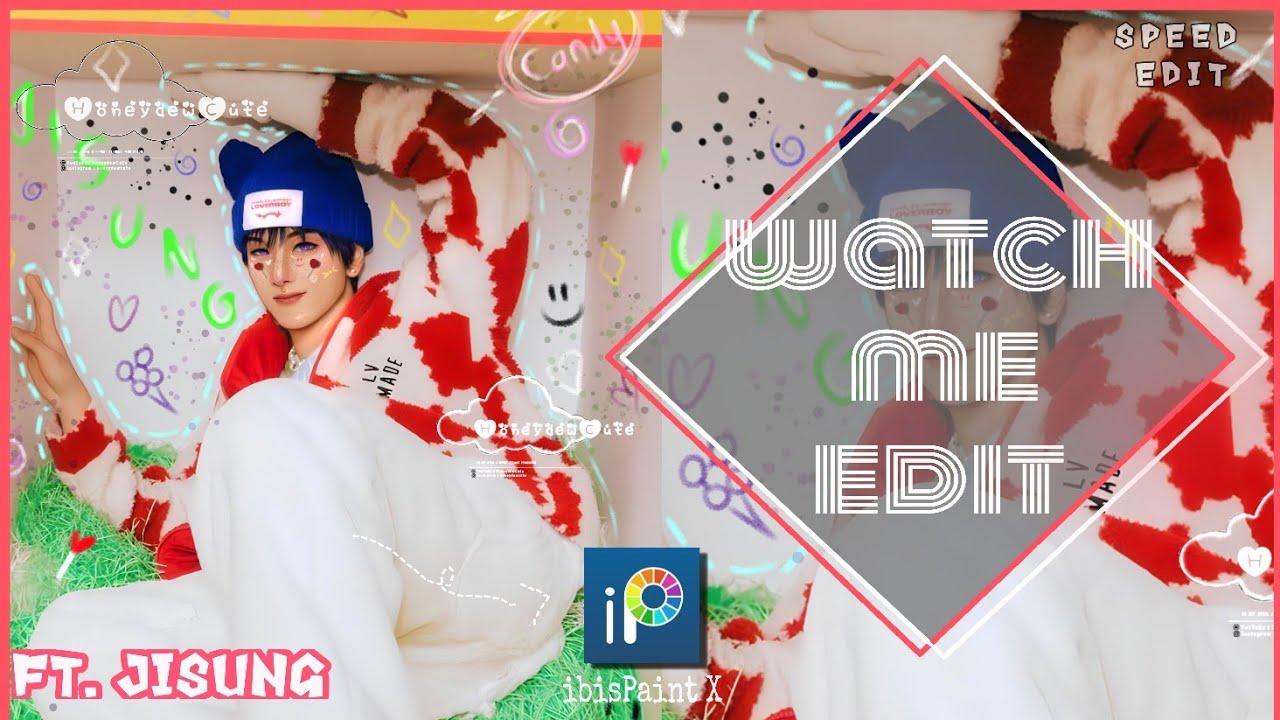Watch me edit | smudge edit ibisPaint X ft Jisung - NCT DREAM - YouTube
