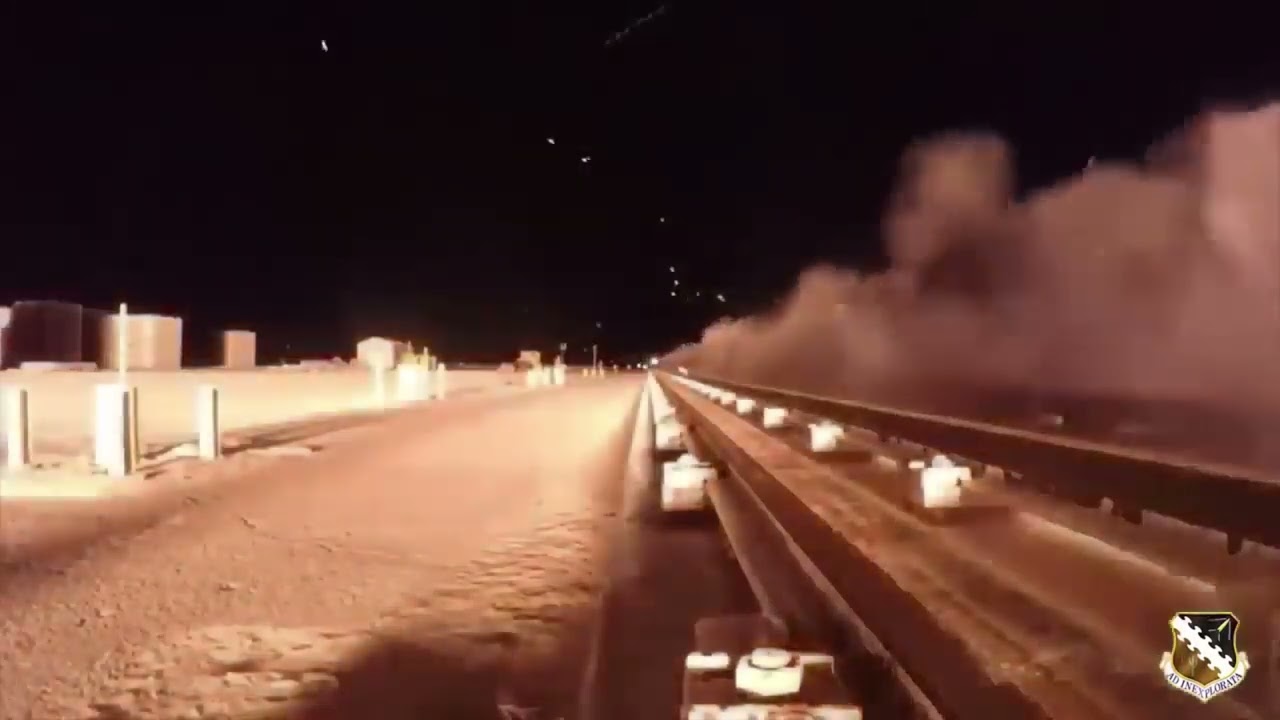 Hypersonic sled test / 6.599 mph / Holloman Air Force Base