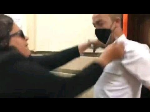 تعرف من هي السيدة المعتدية على ضابط شرطة في محكمة مصر الجديدة