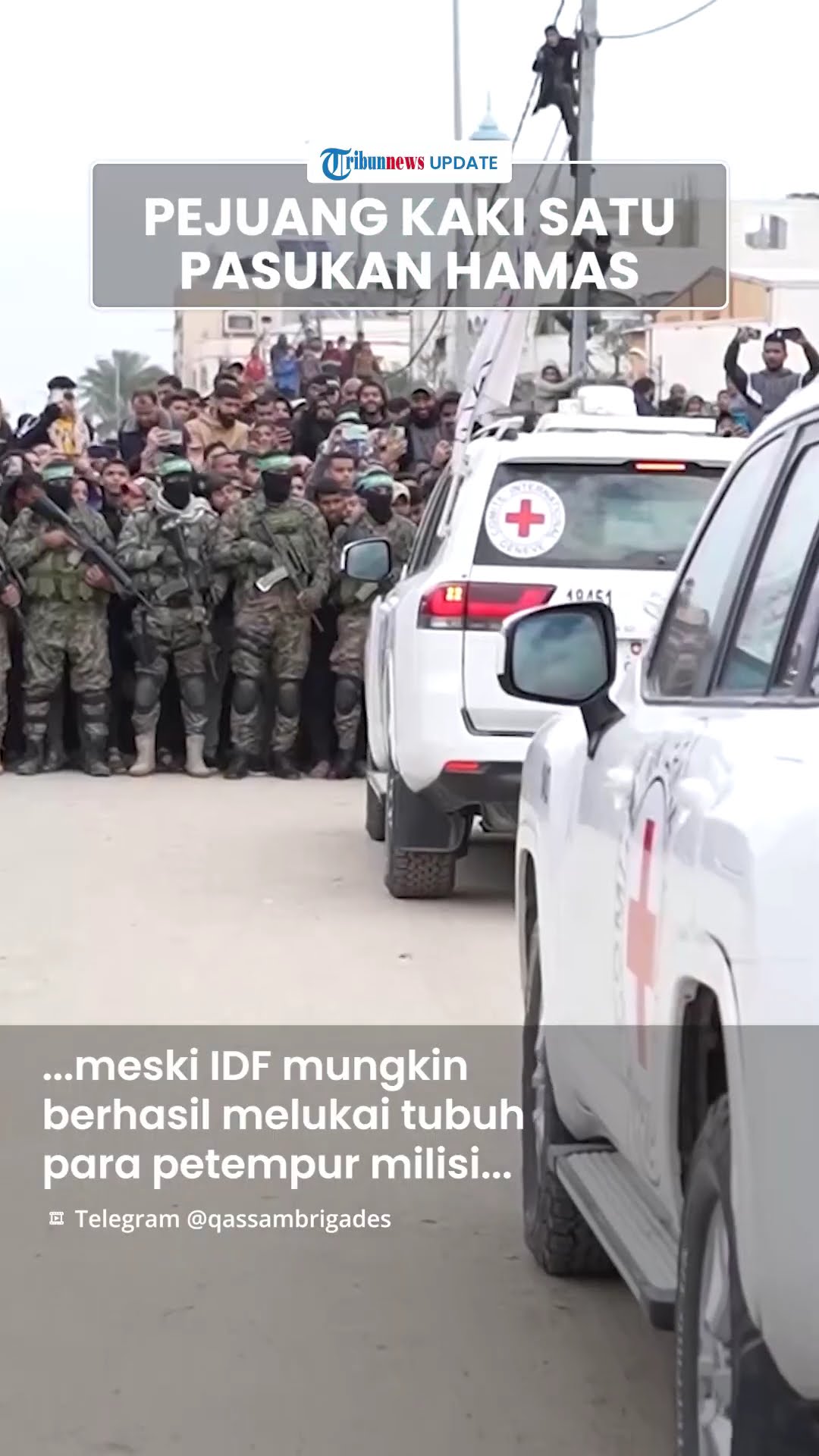 Petempur Kaki Satu Hamas, Simbol Kuat ke Israel Al-Qassam Tetap Gigih Meski Cacat karena Perang