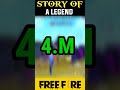 A STORY OF LEGEND YOUTUBER 🥺 IN FREE FIRE - #shorts #freefire #freefireshorts #youtubeshorts #short