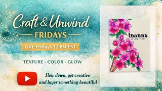 Craft & Unwind Fridays 🌿✨ | Soft Sakura Watercolor with Altenew (Brush Pens + Pencils)