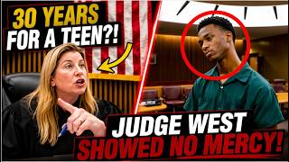 “30 YEARS IN PRISON!” — Judge Raquel West SLAMS Teen Murder Defendant In Court!