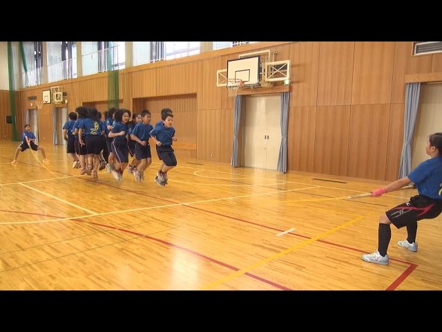 大縄跳び