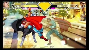 Capcom VS SNK Arrange IKEMEN Playthrough - Superman *UPDATED*