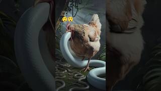 Famous Oversized Hen Devouring a White Snake Amidst a Swarm of Snakes #hen #snake #eating Wealth