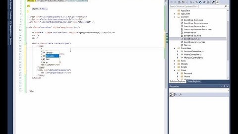 CREANDO LA VISTA INDEX DEL PROYECTO CRUD MVC5 CON AJAX y JSON - ASP NET MVC5 PRACTICO - VIDEO 03