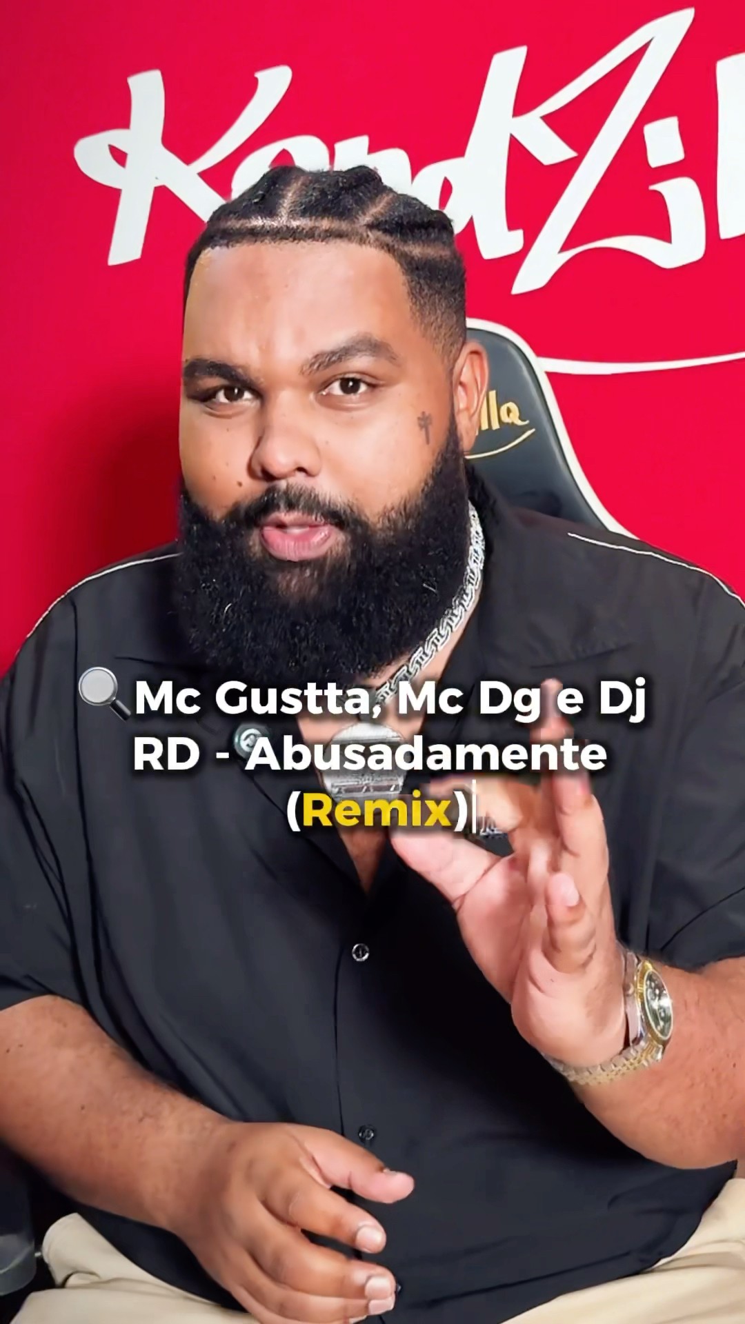 Se liga no @lobandoleiro explicando mais de “Abusadamente - Remix Eletrônico” ?✍?