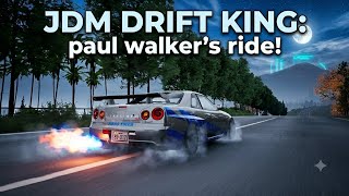 Driving Paul Walker’s R34 Skyline in CarX Street (Epic Drift)"