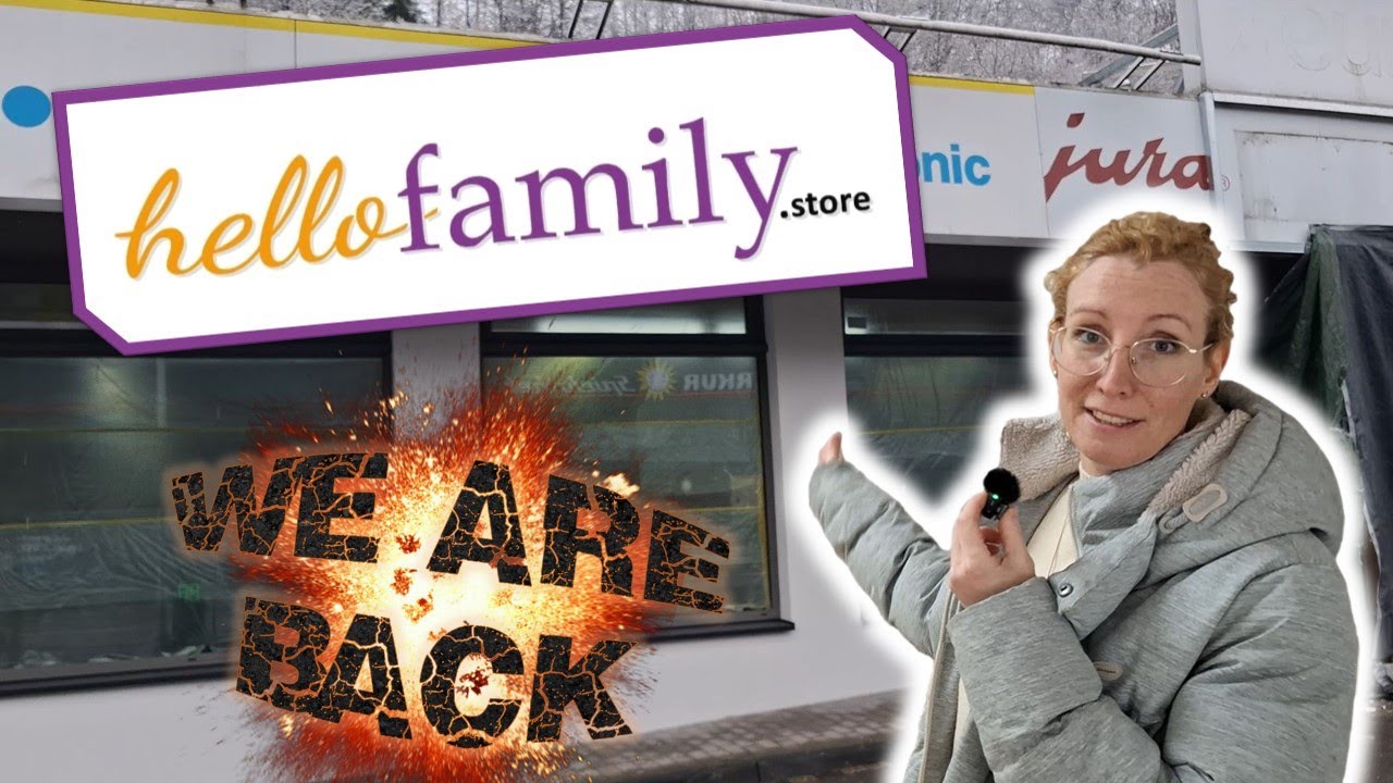 Es kommt was auf Euch zu!!! | HELLO FAMILY | ❗ Der neue Laden - Die erste Roomtour 📹