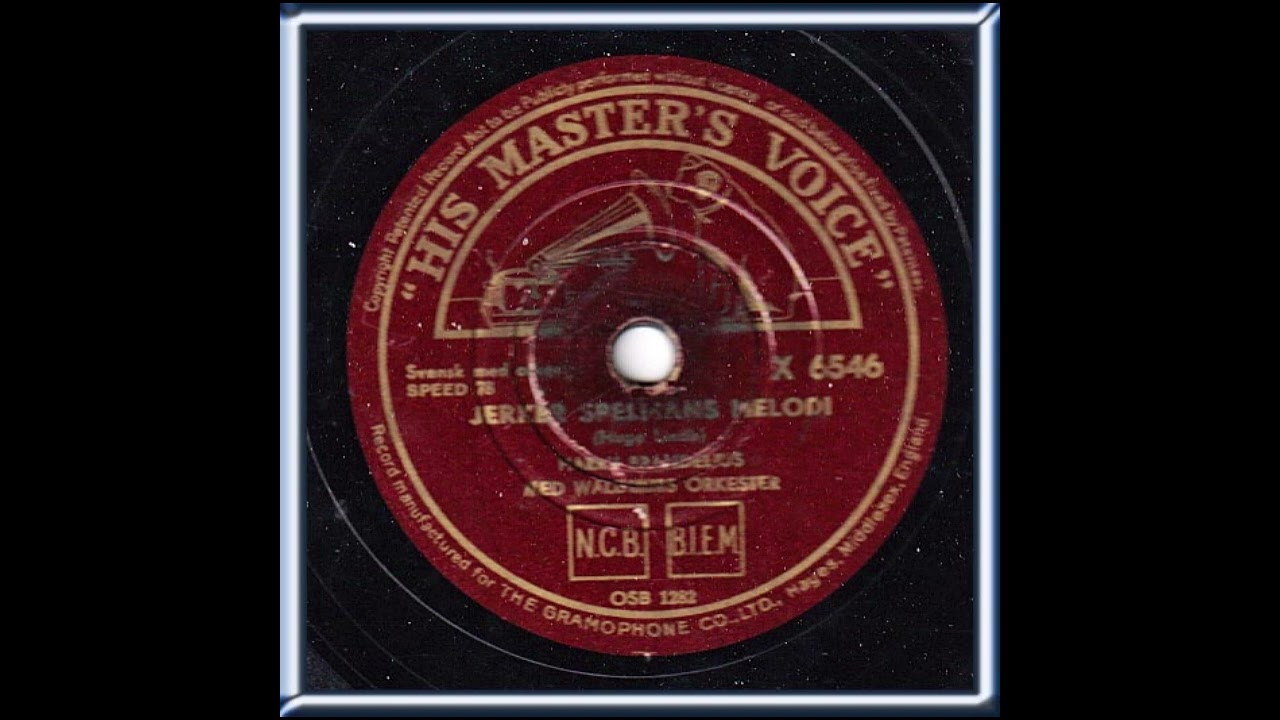 HARRY BRANDELIUS JERKER SPELEMANS MELODI