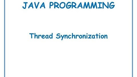Thread Synchronization in JAVA|| JAVA in Telugu Lecture-74