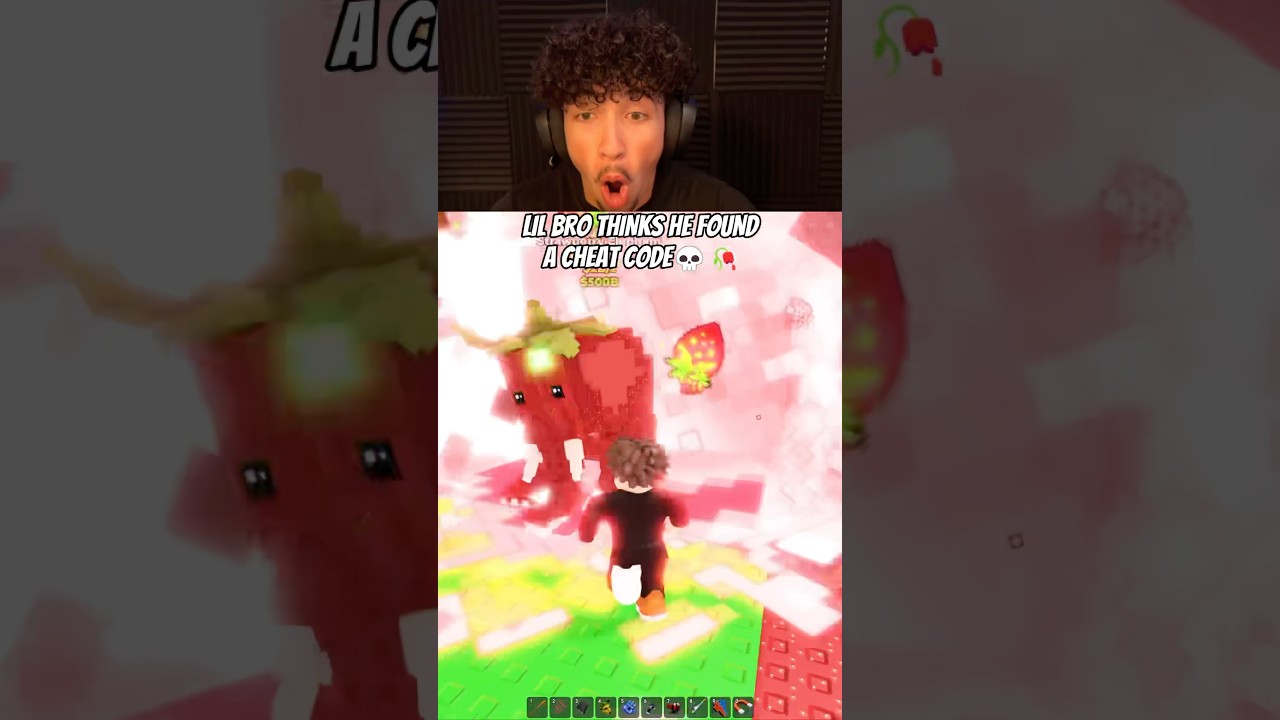 LIL BRO THINKS HE FOUND A CHEAT CODE💀🥀