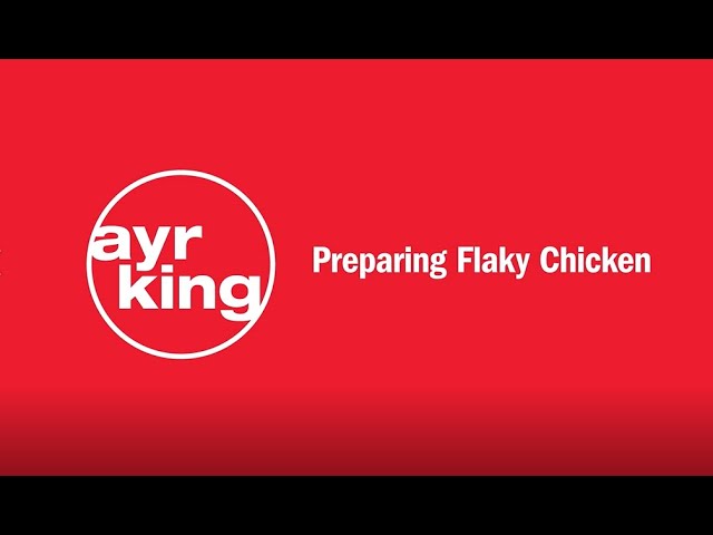 FRIED CHICKEN: Flaky