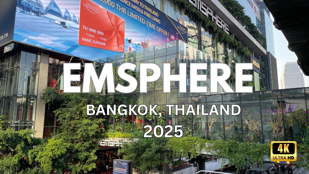 EMSPHERE BANGKOK | WALKING VIDEO TOUR | 2025 | BEST FOOD COURT IN THAILAND?