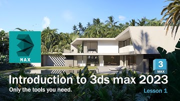 Beginner Introduction to 3ds Max for architecture. (Lesson 1)
