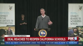 Newsom: Deal Reached To Get California Children Back In Classrooms