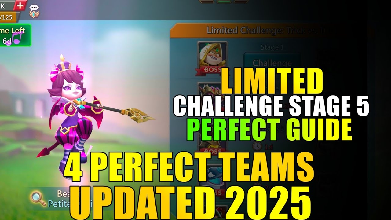 Lords mobile Petite Devil Limited Challenge Stage 5 Auto|Trick vs Trick Limited Challenge Stage 5