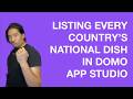 Master Domo App Studio: Build a Global National Dish App 🌍🍲