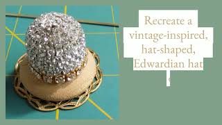 Make an Edwardian Style Hat Pin - HATalk DIY Millinery Project #10