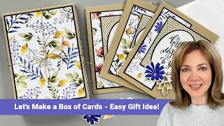 Let's Make a Box of Cards! Fun Gift Idea!