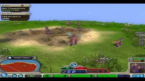 floating egg on spore