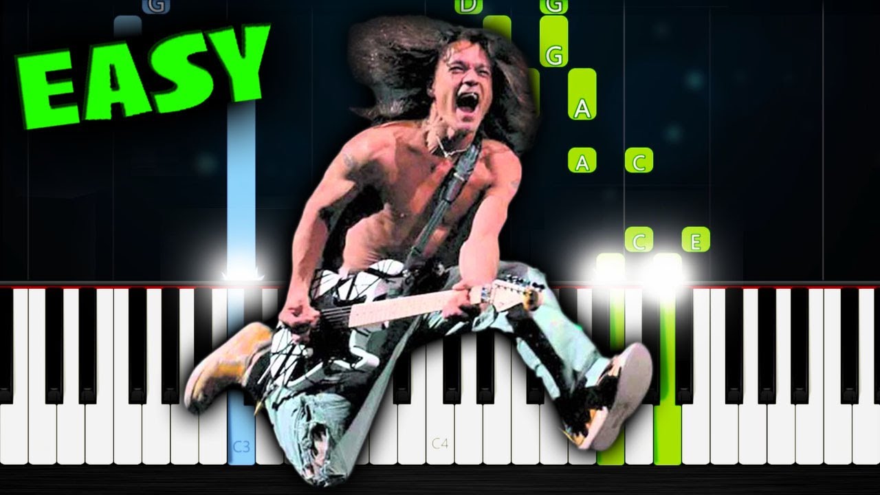 Van Halen - Jump - EASY Piano Tutorial Van Halen - Jump - EASY Piano Tutorial