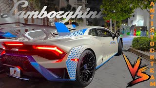LAMBORGHINI HURACAN STO VS REVEULTO (BTS) | AST DRIVE CARS UNDER STARS
