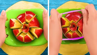 Effortless Ways to Cut and Peel Fruits & Veggies! 🍎🔪