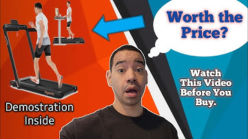 Goplus 2-in-1 Folding Treadmill | 2.25 HP Under Desk Electric | Installation-Free, Bluetooth Speaker