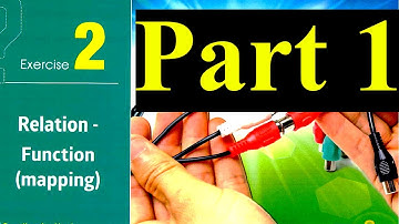 Solving Exercise 2 - Relation - Function ( mapping) - Algebra - Prep 3 First Term - Part 1