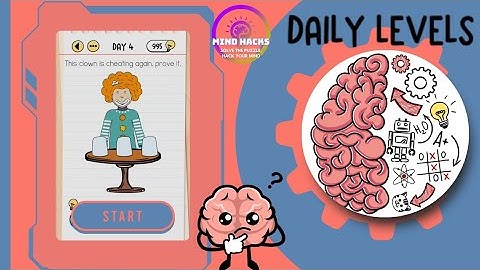Brain Test Daily Challenge 4 - This clown is cheating again, prove it.