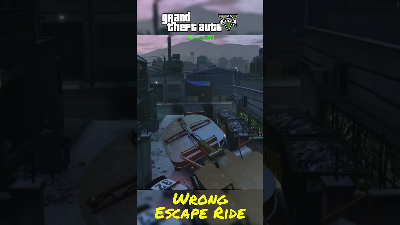 Trevor Escapes with a Wrong Ride  - GTA V