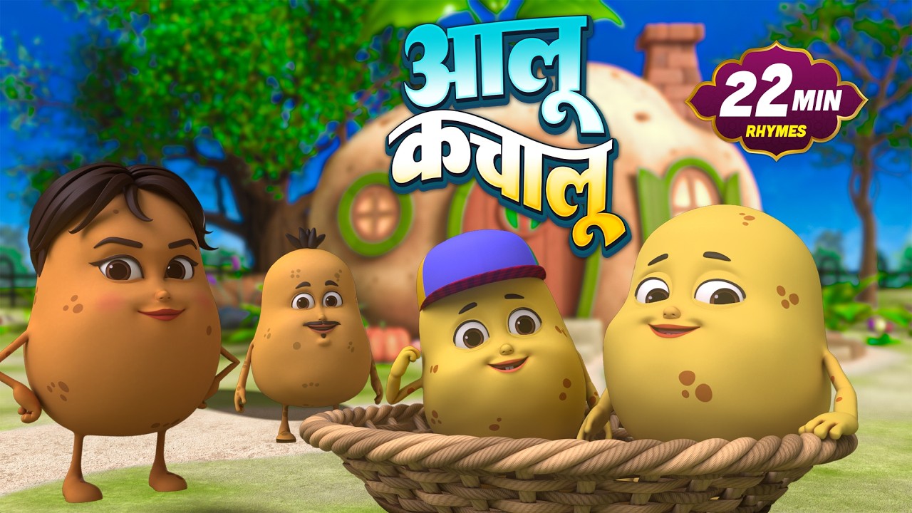 Aaloo Kachaloo Beta Kahan Gaye The | आलू कचालू बेटा कहाँ गए थे | Hindi Nursury Rhymes | Bebi Rhymes