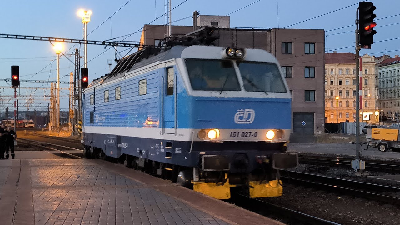 Vlaky Praha Hlavní nádraží 8.9. 2025/Trains Prague main station 