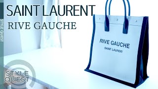 SAINT LAURENT RIVE GAUCHE TOTE BAG - YouTube