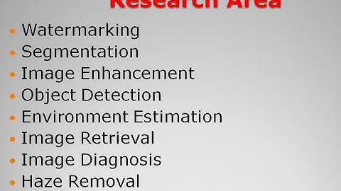 Image Processing Research Topics | Latest Research Topics in DIP | image processing research topics
