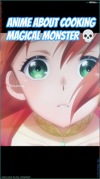 Anime about Cooking Monster with romance sweet comedy 💀 #anime #romannce #comedy