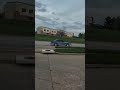 Mustang doing an awesome burnout when leaving the Sonic car show.
