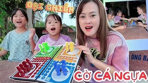 Một Ngày Đại Chiến Cờ Cá Ngựa Từ Sáng Đến Tối Của Mẹ Hà Hà Hí , Em Mint Vy Và Chị Na