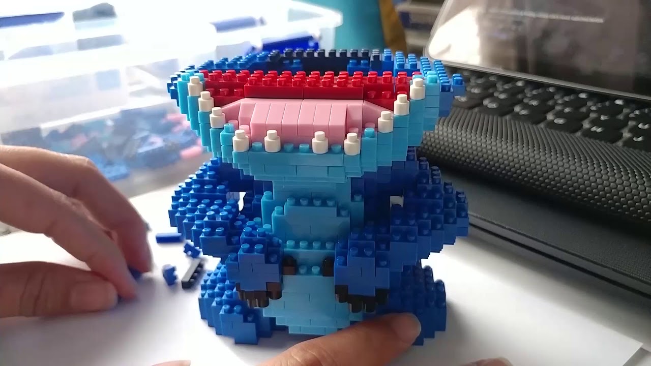 Building #Stitch (Time-lapse) - #Balody / 2,300 pieces #LiloAndStitch 