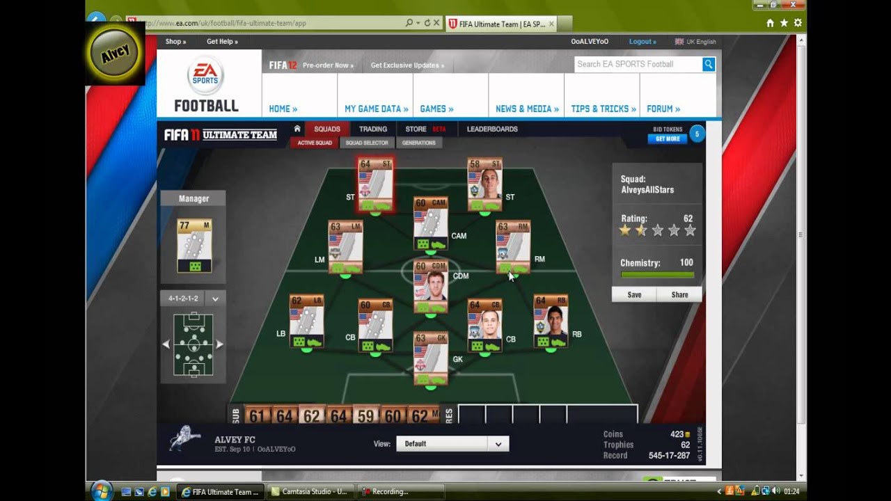 FIFA 11 I FUT I MAN U + AMERICA + IF SMALLING