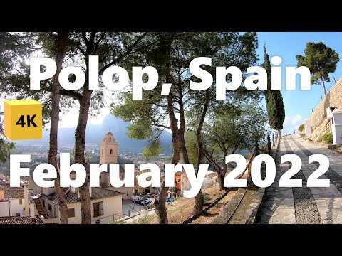 Walking in Polop, Benidorm February 2022 (Winter in Spain)