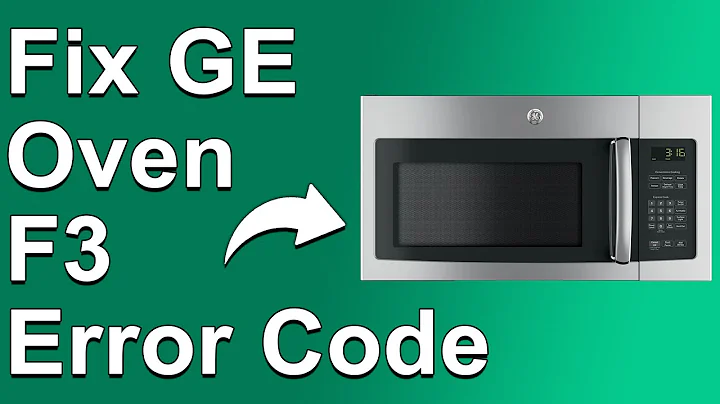 GE Oven F3 Error Code (Meaning Behind The Error, Reasons Why It Occurs, And How To Get Rid Of It)