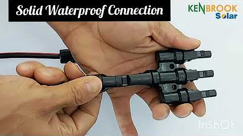Solar 3 in 1 MC4 Connector for Solar Panels | 3 to 1 Branch Connector - Kenbrook Solar