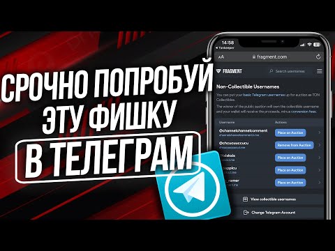 Как ПРОДАТЬ СВОЙ НИКНЕЙМ в ТЕЛЕГРАМ