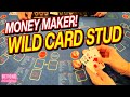 Making money on wild card stud poker 