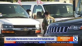 Trump Admin Ends Credits For Car Start-Stop Technology